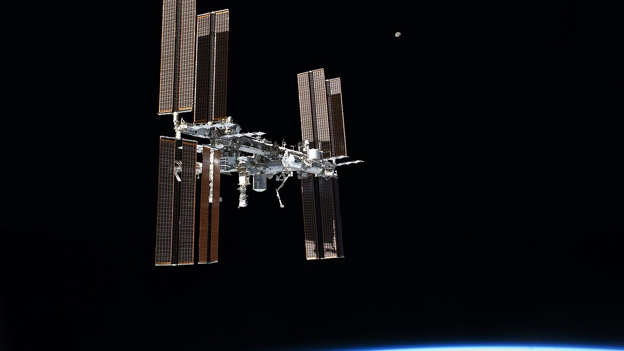 The International Space Station in orbit