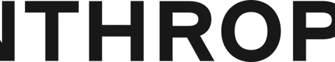 Anthropic company logo on black background